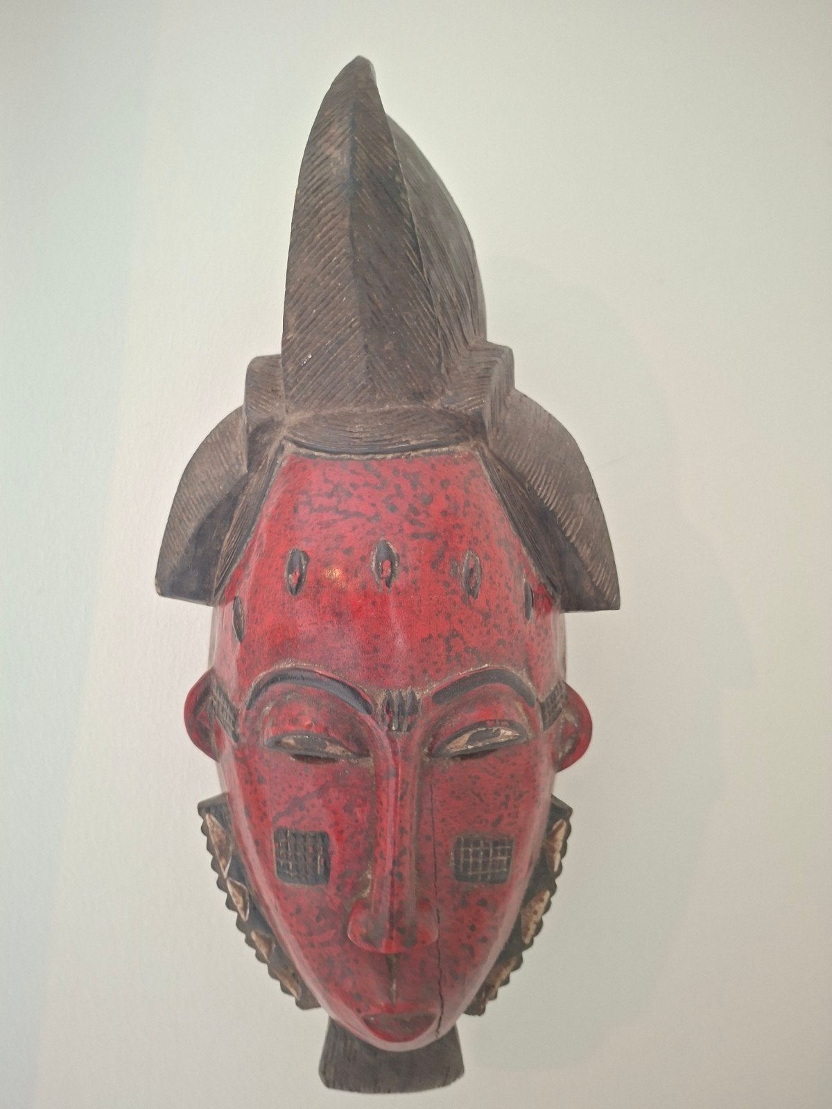 Houten masker -BAULE- Ivoorkust, Ophalen of Verzenden