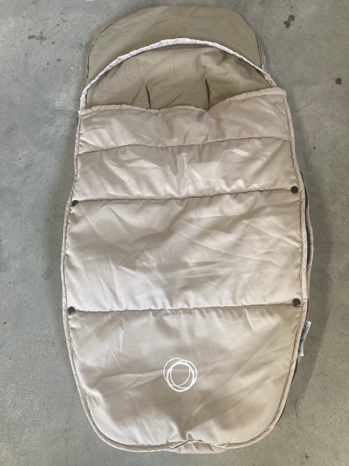 Bugaboo voetenzak - Beige, Kinderen en Baby's, Ophalen of Verzenden, Gebruikt, Kinderwagen, Bugaboo