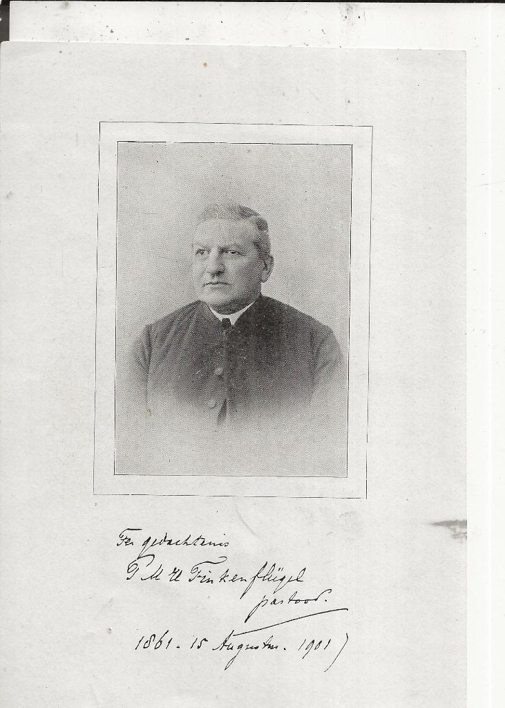 Wateringen Pastoor Finkenfuegel 1861-15 aug 1901, Ophalen of Verzenden, Voor 1920, Ongelopen, Zuid-Holland