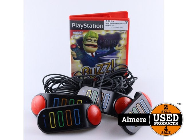 Buzz The Hollywood Quiz and Buzzers PS2