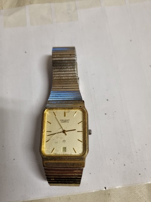 herenhorloge orient quartz vintage, Sieraden, Tassen en Uiterlijk, Overige Accessoires, Ophalen of Verzenden, 'T Olde Gre-j, Info@toldegrej.nl