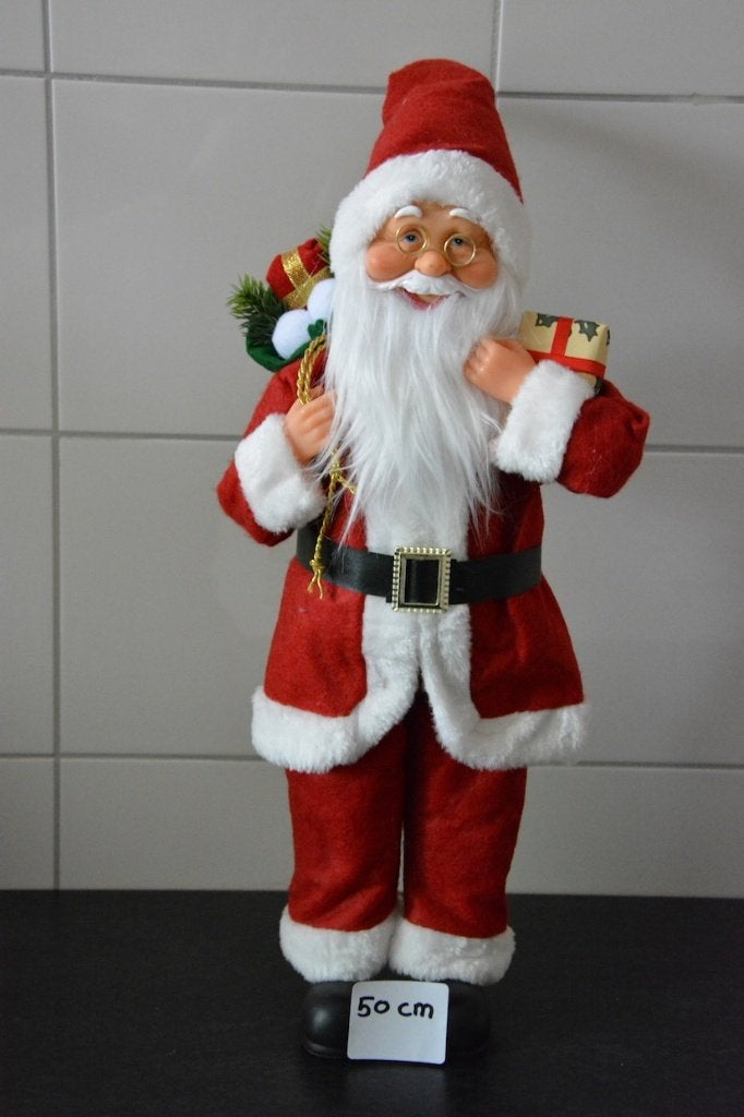 Kerstman 50 cm hoog, Ophalen of Verzenden, Zo goed als nieuw