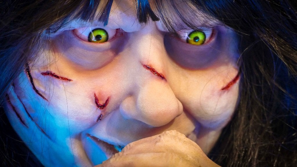the exorcist Regan  lifesize bust, Verzamelen, Ophalen of Verzenden, Nieuw, Film, Beeldje, Replica of Model