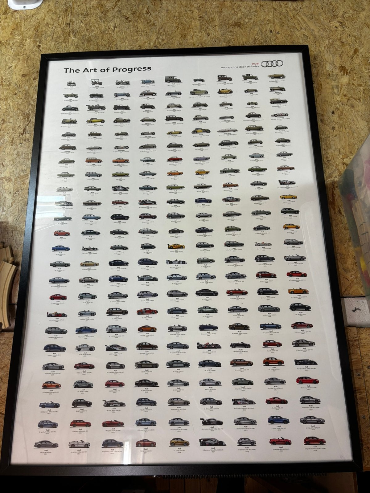 Audi poster, Ophalen, Zo goed als nieuw, A1 t/m A3
