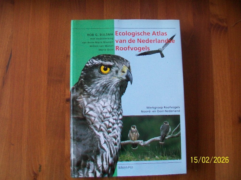 Ecologische Atlas van de Nederlandse Roofvogels, Verzenden, Zo goed als nieuw, Vogels