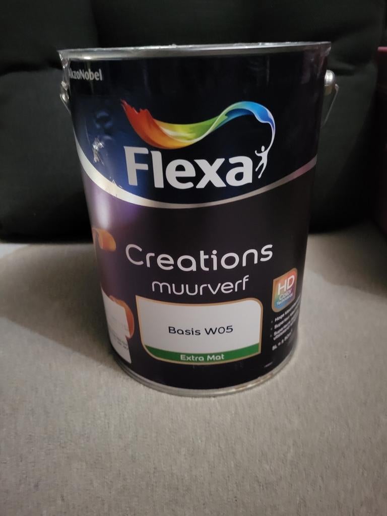 Nieuw flexa creations muurverf extra mat Sandy beach 5 Liter, Doe-het-zelf en Verbouw, Verf, Beits en Lak, 5 tot 10 liter, Ophalen