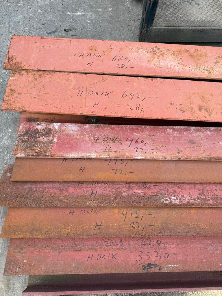 IJzeren balken, Doe-het-zelf en Verbouw, Metalen, Ophalen of Verzenden, Gebruikt, IJzer
