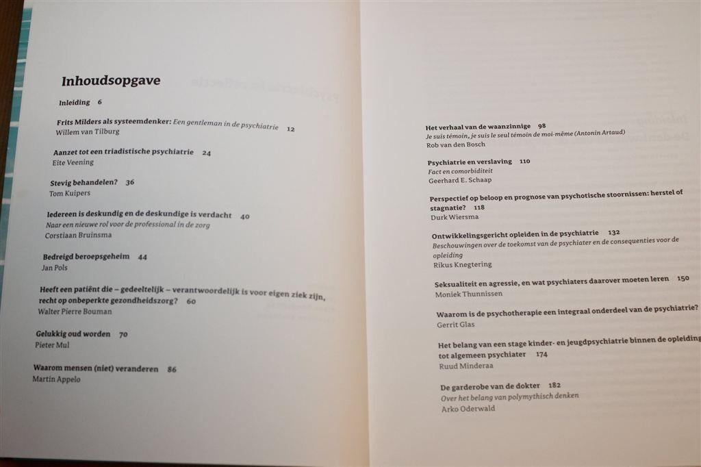 Psychiatrie in Reflectie — Essays over Psychiatrie Lentis, Ophalen of Verzenden, Zo goed als nieuw