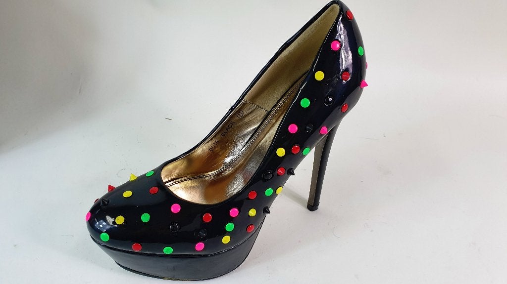 Sergio Todzi pumps, stiletto met spikes, zwart. Maat 41. 8A4, Tweedehands verkoop, Tweedehands verkoop, Zwart, Ophalen of Verzenden