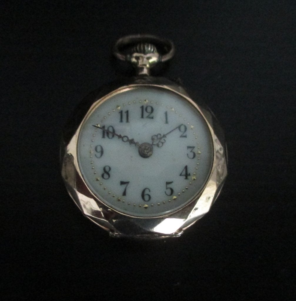 Antiek Dames zakhorloge Remontoir 14 K, Overige merken, Zakhorloge, Ophalen of Verzenden, Goud