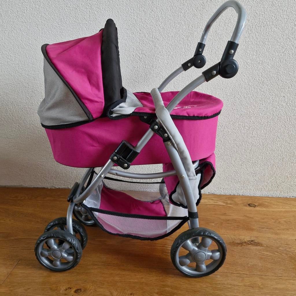 Bayer chic 2000 poppenwagen 3-in-1:wandelwagen, buggy, tas, Kinderen en Baby's, Speelgoed | Poppen, Babypop, Ophalen of Verzenden