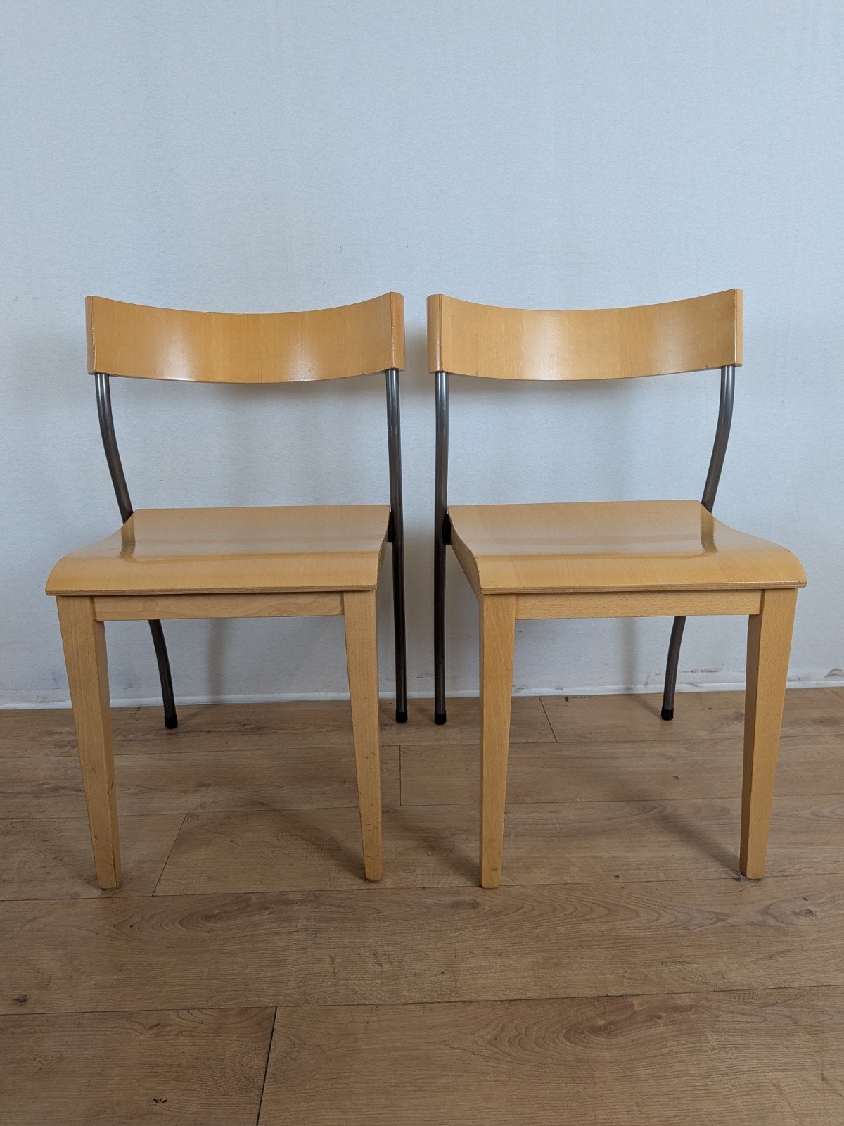 Set van 4 vintage IKEA NORDISK stoelen – Tina Christensen, Huis en Inrichting, Gebruikt, Twee, Overige kleuren, Onbekend