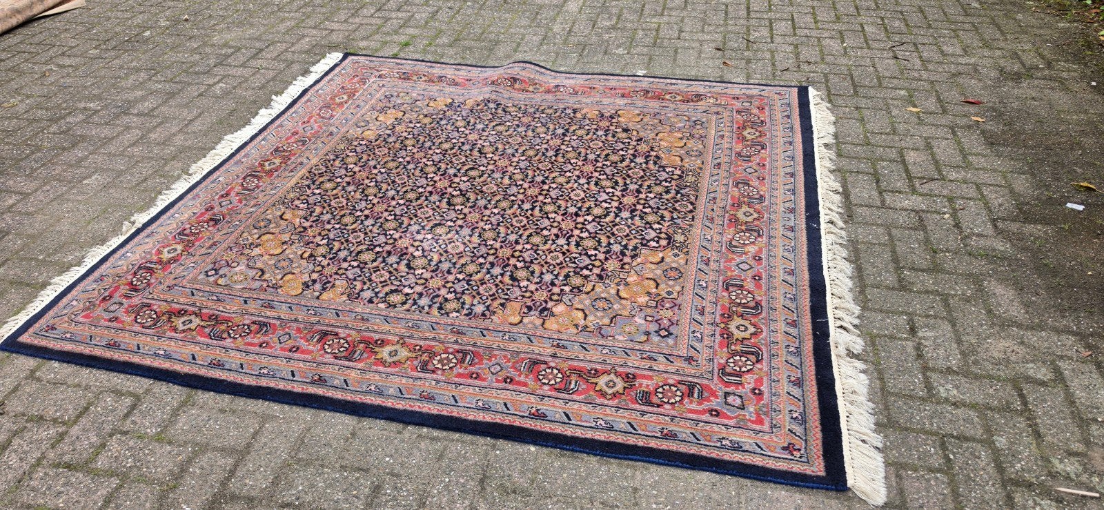 Prachtig groot handgeknoopt Perzisch tapijt 195x195!, Huis en Inrichting, Stoffering | Tapijten en Kleden, Perzisch, 200 cm of meer