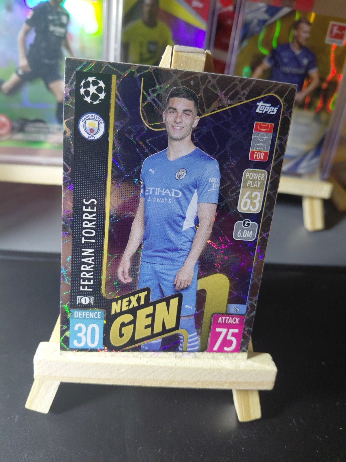 ferran torres ROOKIE (man city/fc barcelona) topps, Ophalen of Verzenden, Nieuw, Buitenlandse clubs, Spelerskaart