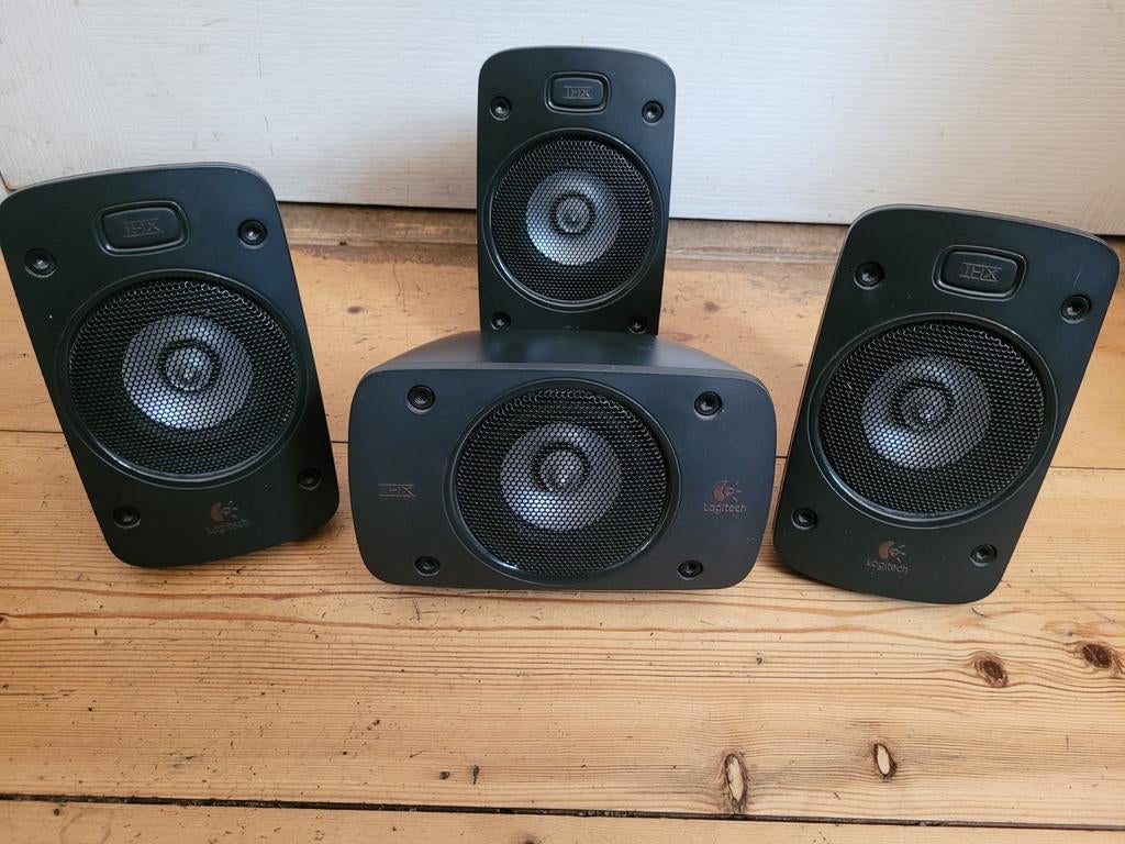 Logitech THX Speakers - Krachtig Geluid, Audio, Tv en Foto, Luidsprekers, Overige merken, Gebruikt, Ophalen of Verzenden, Minder dan 60 watt