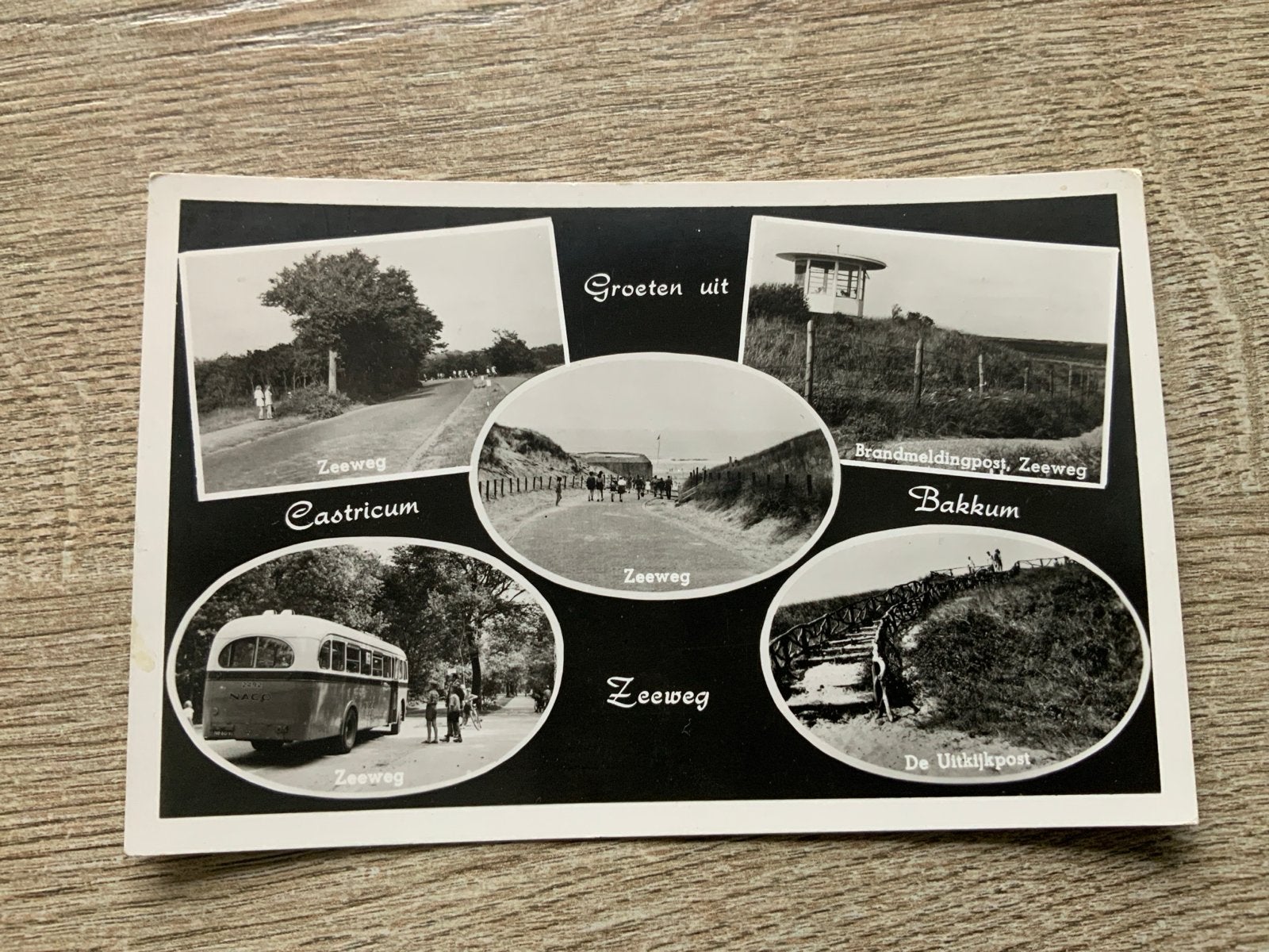 Castricum Bakkum Zeeweg, Ophalen of Verzenden, 1940 tot 1960, Gelopen, Noord-Holland