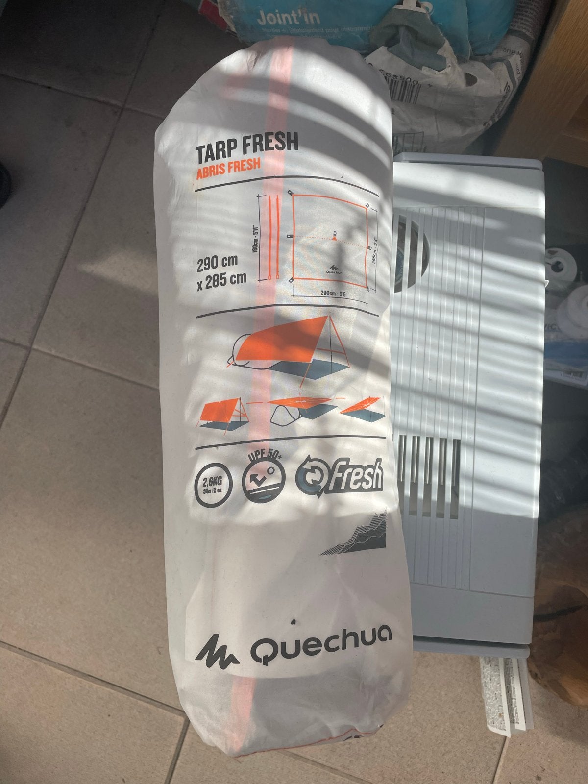 Quechua Tarp Fresh Abris Fresh/Schaduwdoek, Ophalen of Verzenden, Zo goed als nieuw, Tot en met 2
