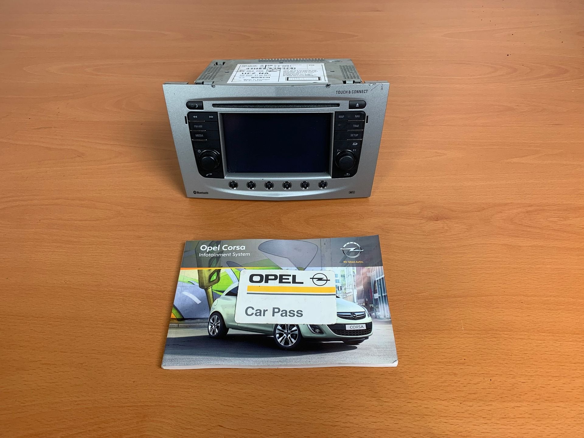 schermradio opel corsa D 2009 tot 2014 touch & connect, Gebruikt, -, -, Ophalen of Verzenden