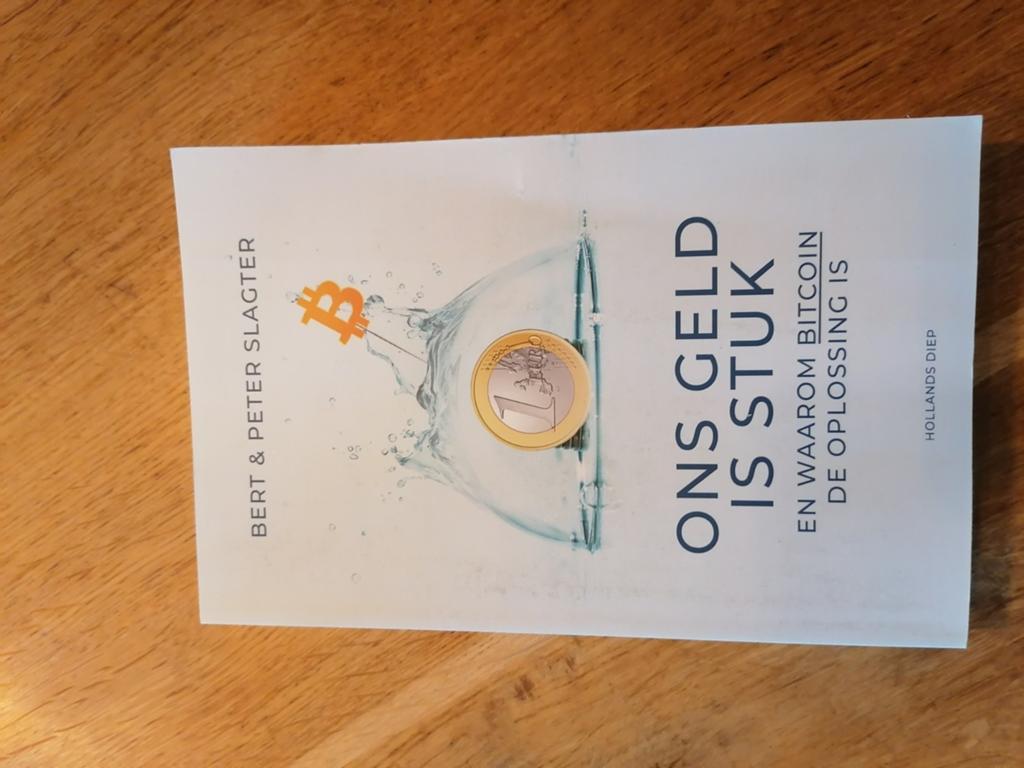 Boek: Ons Geld Is Stuk - Bitcoin als Oplossing, Ophalen of Verzenden