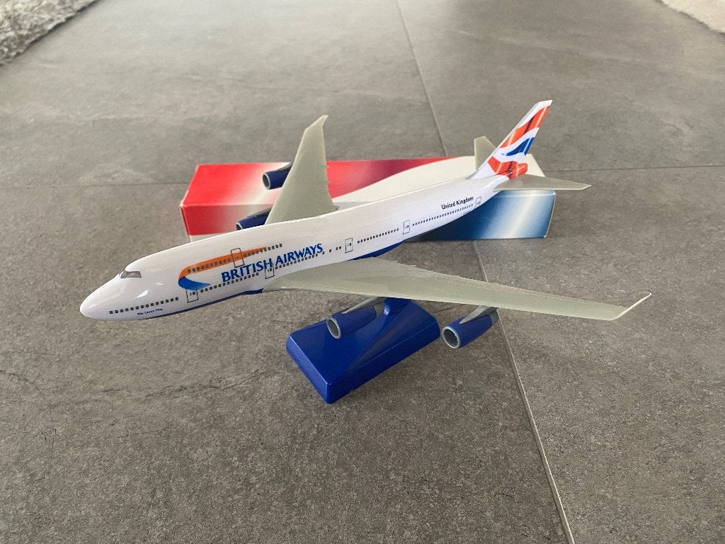 British Airways Boeing 747-400 1:250, Ophalen of Verzenden, Zo goed als nieuw, Schaalmodel