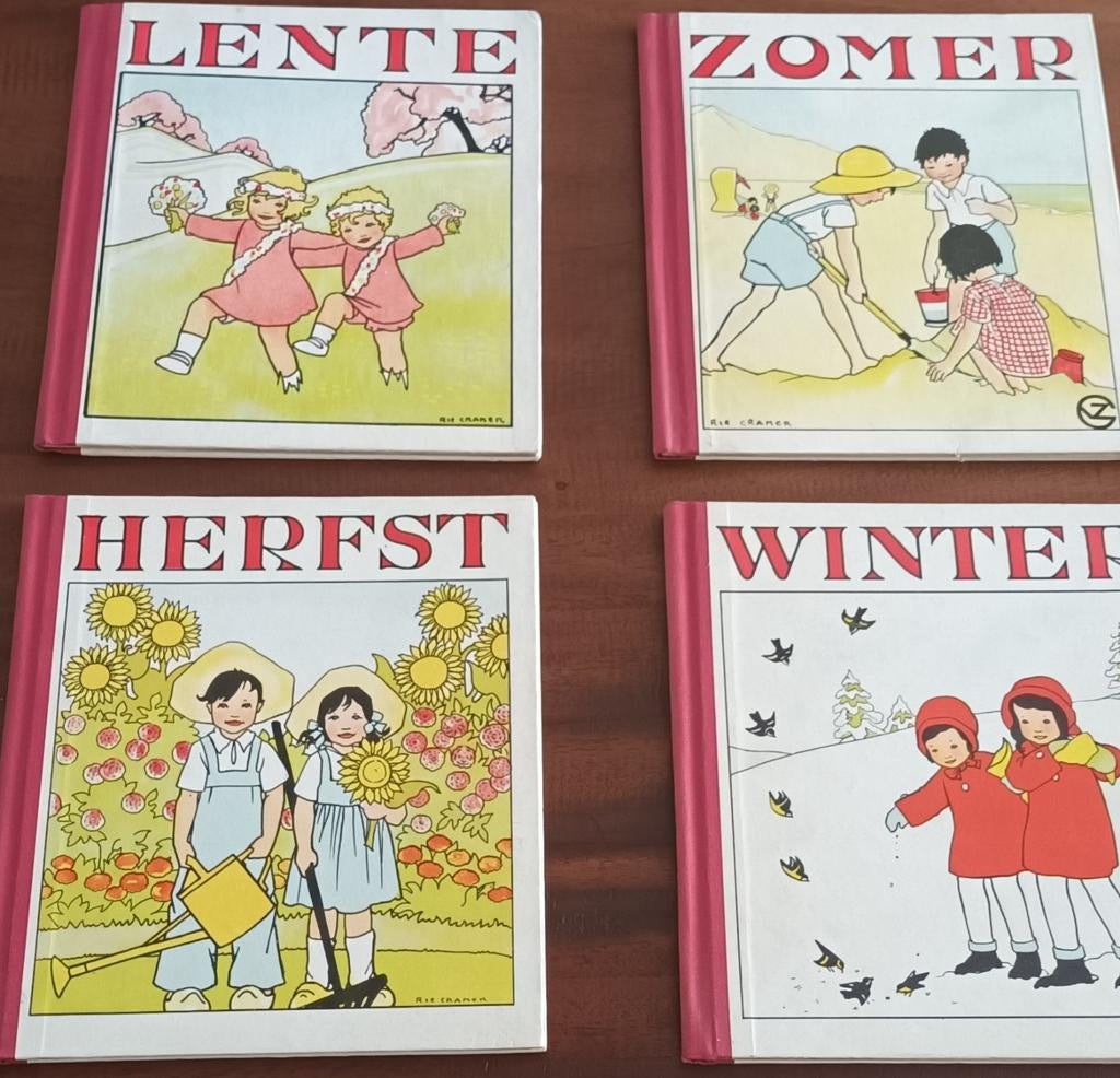 Rie Cramer: Lente, Zomer, Herfst, Winter (4-delige set), Ophalen of Verzenden, Gelezen, Rie Cramer, Sprookjes