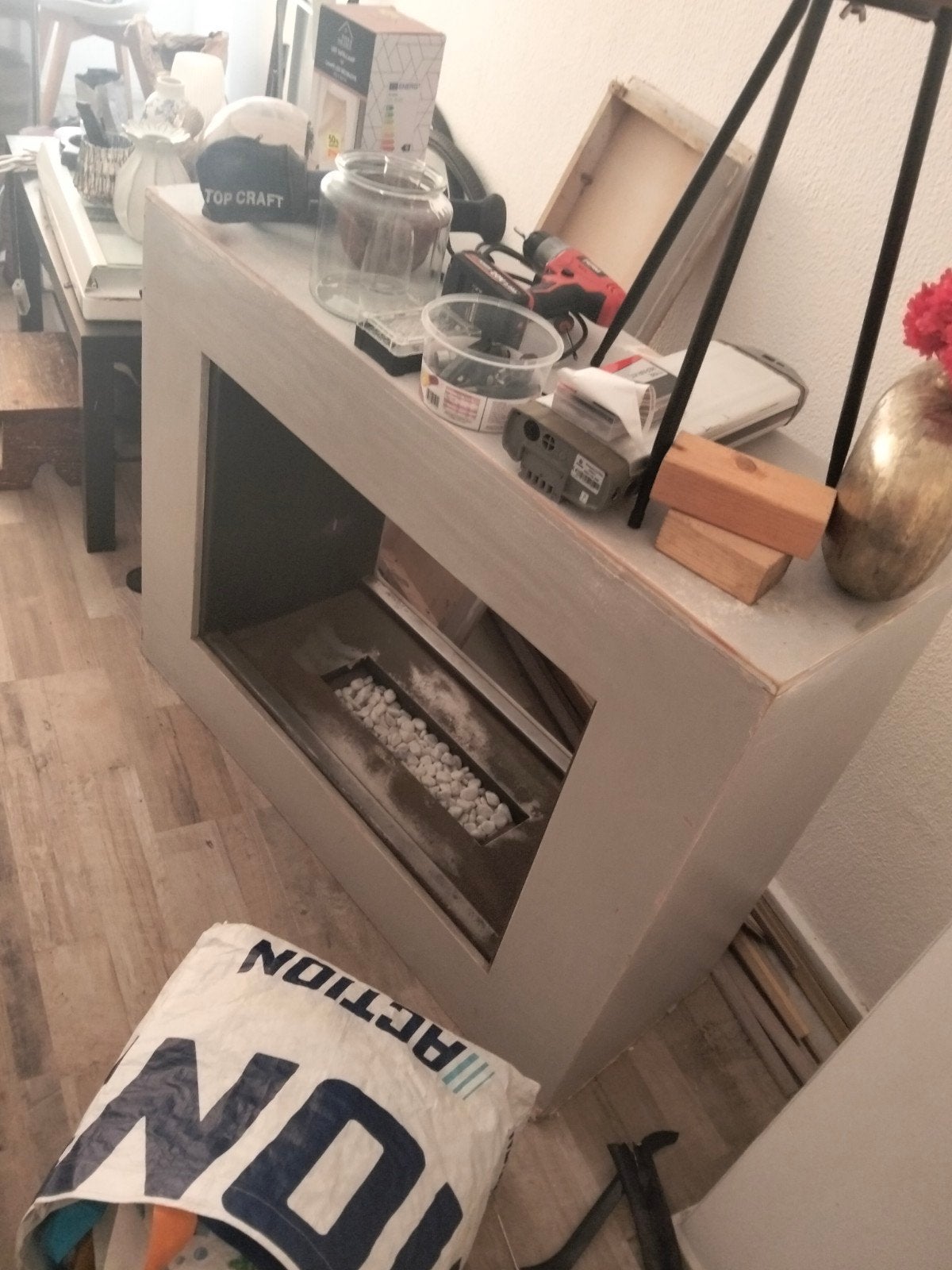Haard voor project - zelf afmaken, Ophalen