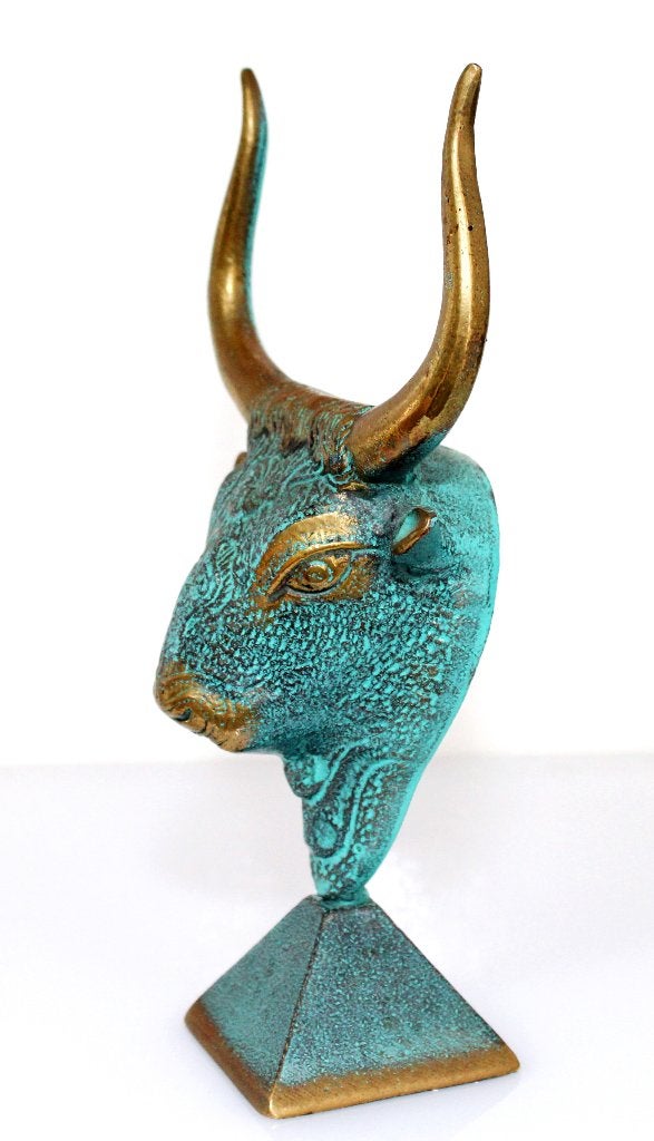 Prachtig Groot Beeld Brons Griekse Minoïsche Stier, Ophalen of Verzenden