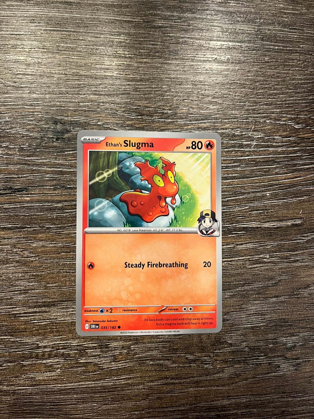 Ethan’s Slugma DRI 035/182, Ophalen of Verzenden, Zo goed als nieuw