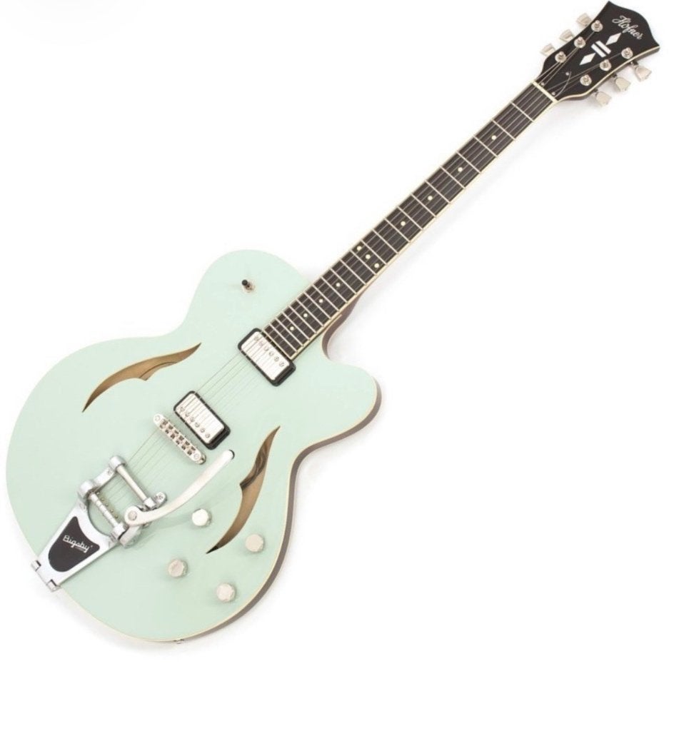 Gesucht: Höfner Verythin Single Cutaway - Hellgrün, Ophalen, Gebruikt, Solid body, Overige merken