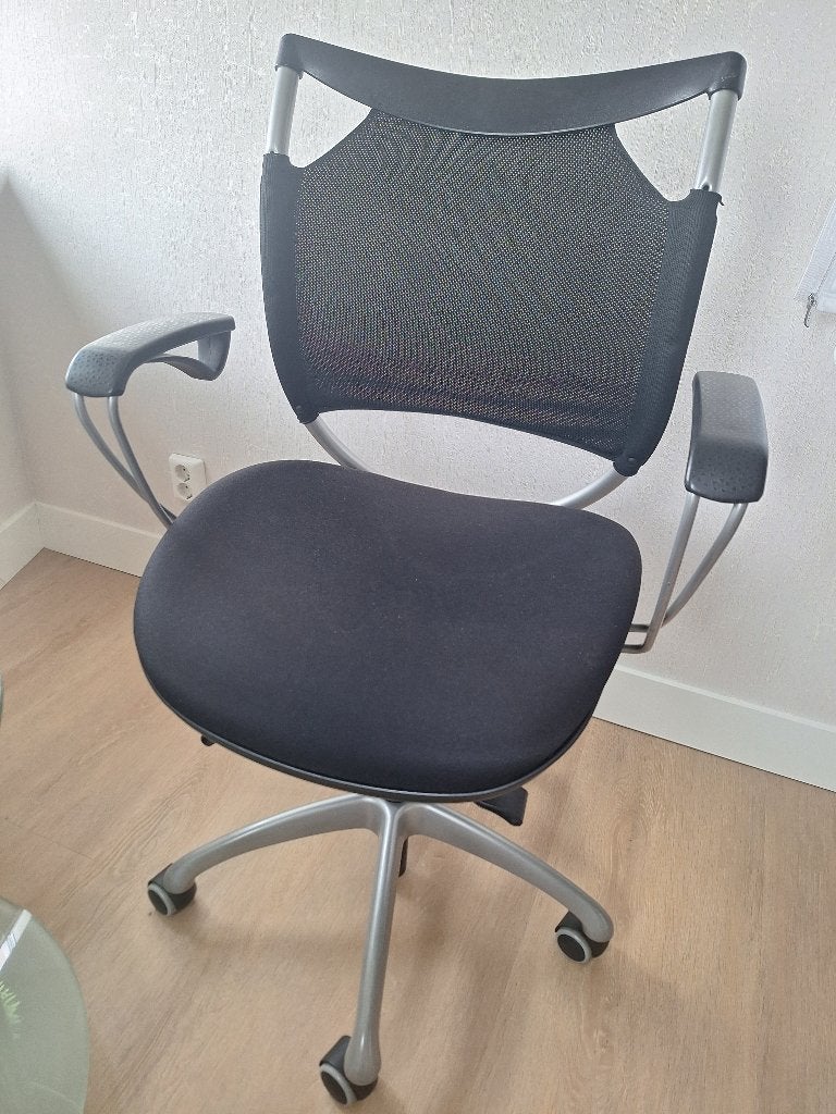 Bureaustoel, Ophalen, Zwart, Zo goed als nieuw, Bureaustoel