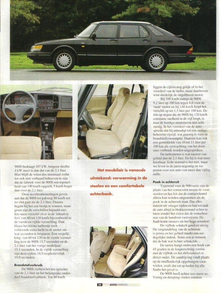 Autokampioen test Saab 900 S November 1991, Ophalen of Verzenden, Gelezen, Overige merken