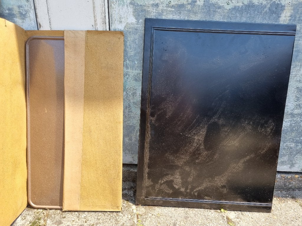 Retro of Vintage geëmailleerde en gelakte kachelplaten, Ophalen of Verzenden, Zo goed als nieuw, Petroleumkachel