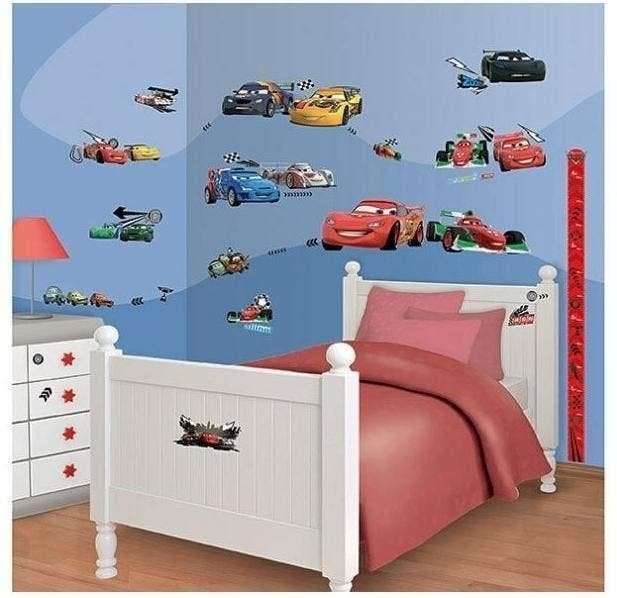 81 Disney Cars Muurstickers - Room Decor Kit - Walltastic, Ophalen of Verzenden, Nieuw, Film, Tv of Omroep