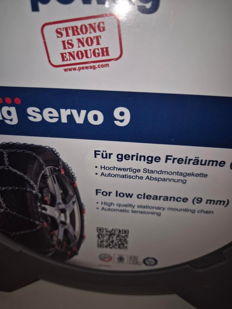Pewag Servo 9 Sneeuwkettingen - Nieuw in doos, Ophalen