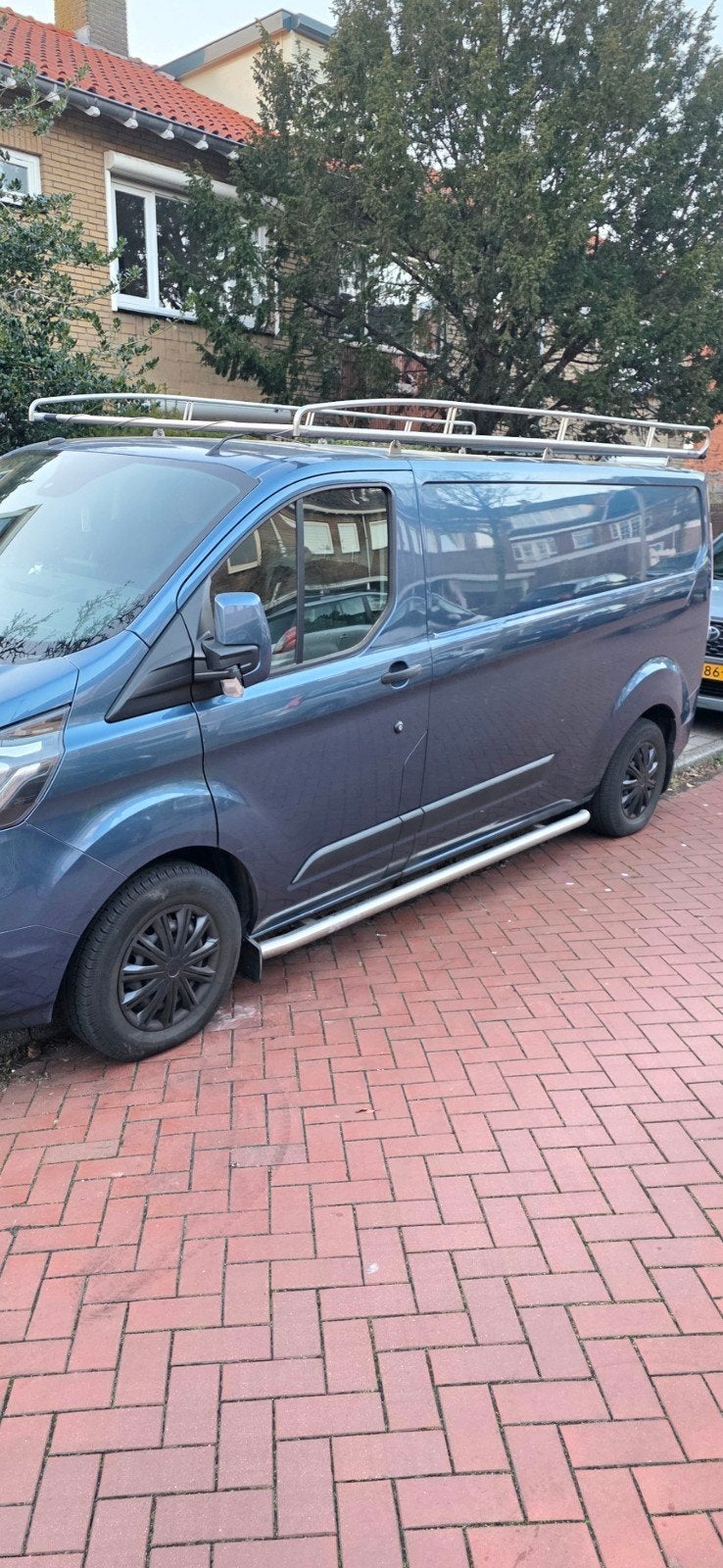 Equinox RVS imperiaal voor een Ford Transit Custom L2H1, 33 - 40 uur, Overige niveaus, Overige vormen