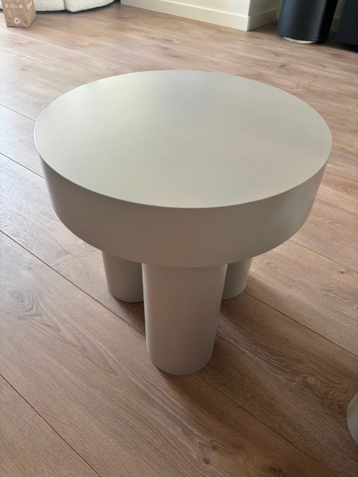 Stijlvolle ronde salontafels/bijzettafels, Ophalen, Rond, 50 tot 100 cm, Zo goed als nieuw