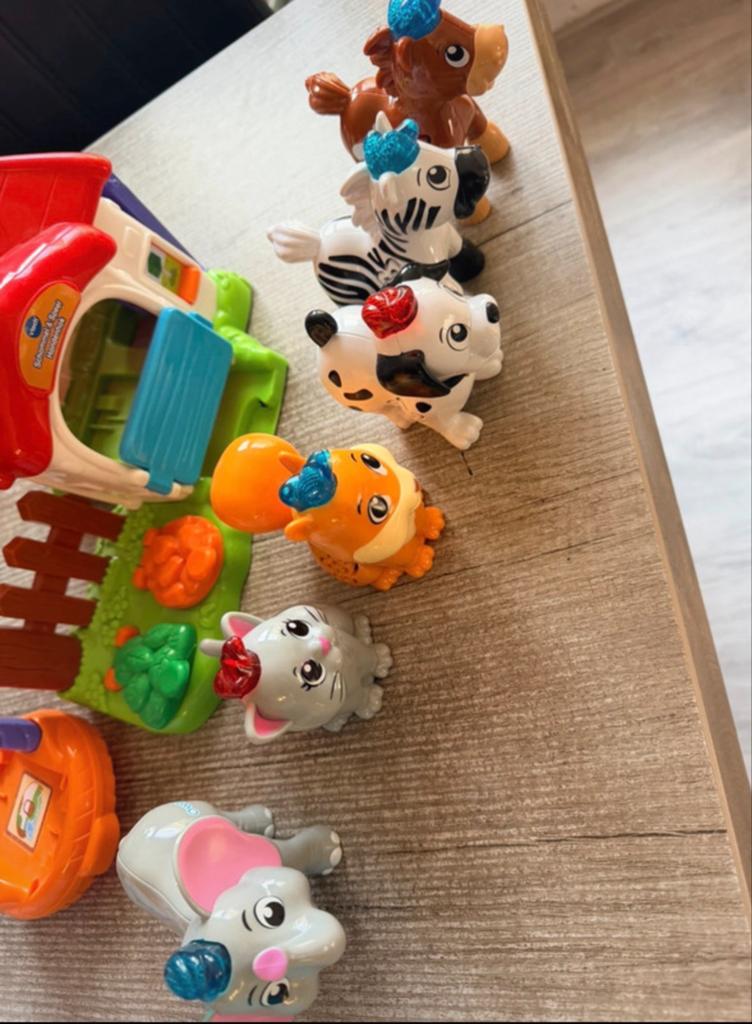VTech Zoef Zoef Dieren Boerderij met dieren, Ophalen of Verzenden, Gebruikt, Overige typen, Met geluid
