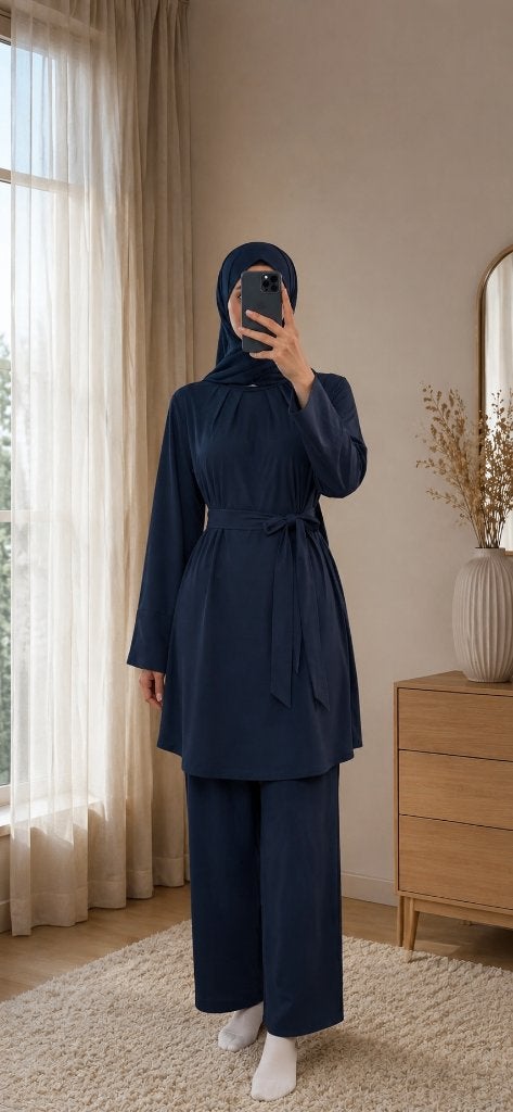 Burkini Set Inclusief Hijab – Nieuw met Etiket, Maat 42/44 (L), Nieuw, Ophalen of Verzenden, Handschoenen
