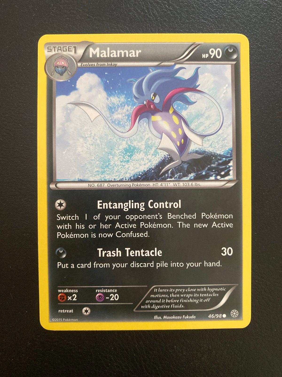 Malamar 46/98 XY Ancient Origins (2015) Packfresh Mint!, Ophalen of Verzenden, Zo goed als nieuw, Losse kaart