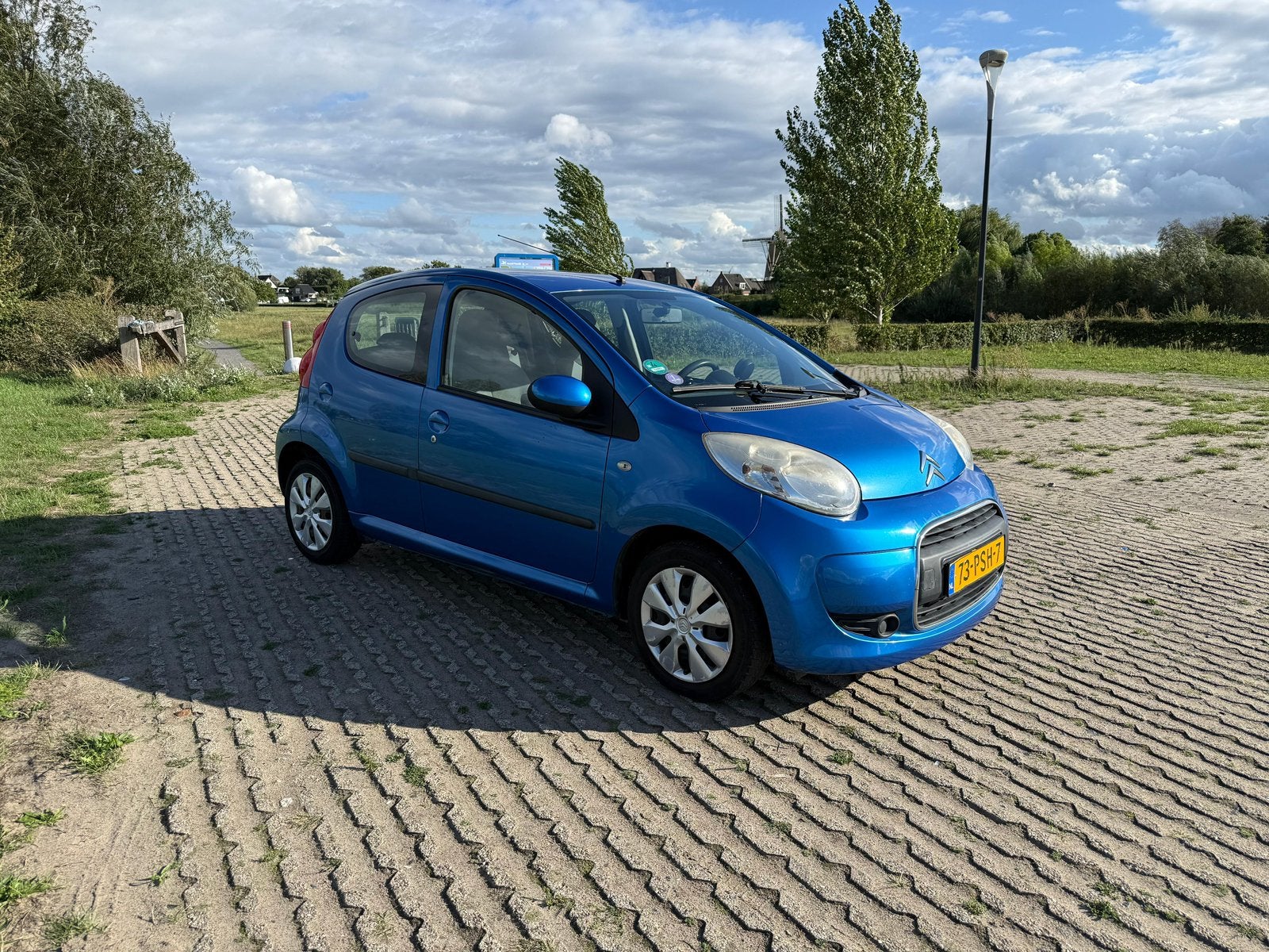 Citroën C1 1.0i 68PK 5-DEURS  2011 Blauw AIRCO dealer onderh, Auto's, Voorwielaandrijving, Euro 5, Stof, C1