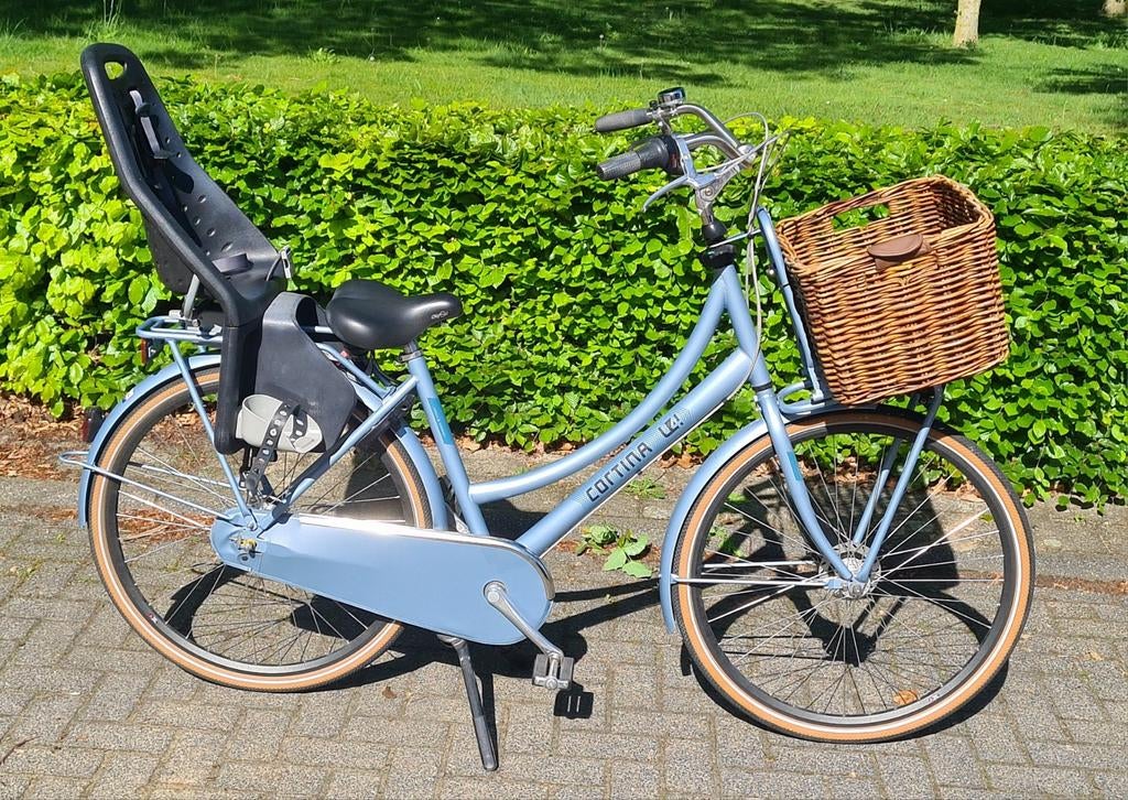 Cortina U4 Family Transportfiets - Compleet & Onderhouden, Fietsen en Brommers, Fietsen | Dames | Moederfietsen, Gebruikt, Mandje