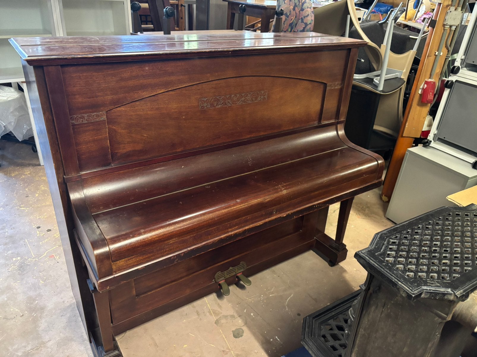 Carl Ecke piano, Muziek en Instrumenten, 1025xe, Ophalen of Verzenden, Zo goed als nieuw, Re