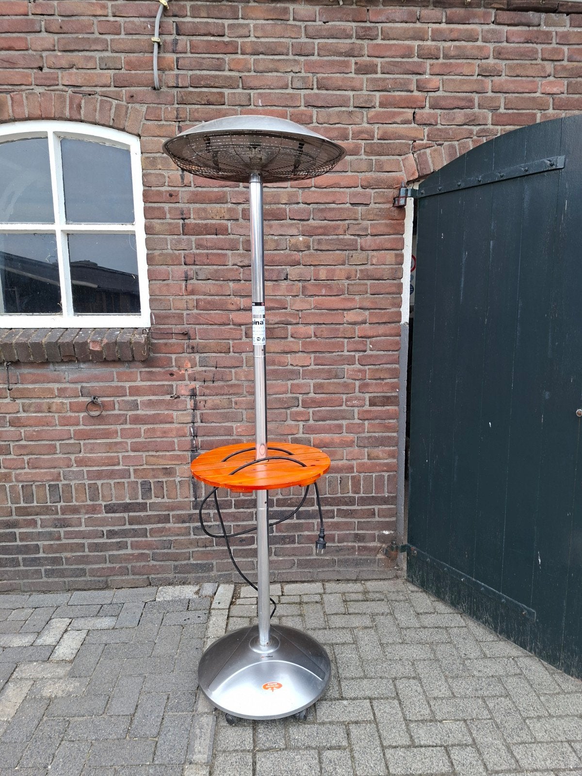 Alpina Terrasverwarmer Elektrisch - 2000-2400W, Ophalen of Verzenden, Gebruikt, Elektrisch, Vloer