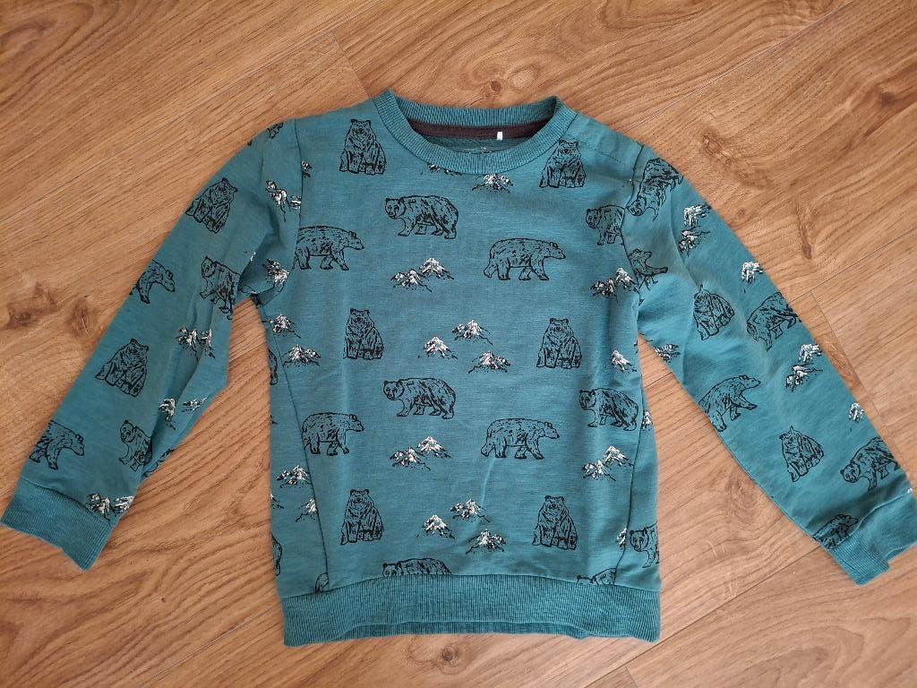 Groene trui Prenatal met beren Maat 110, Kinderen en Baby's, Kinderkleding | Maat 110, Trui of Vest, Nieuw, Ophalen of Verzenden