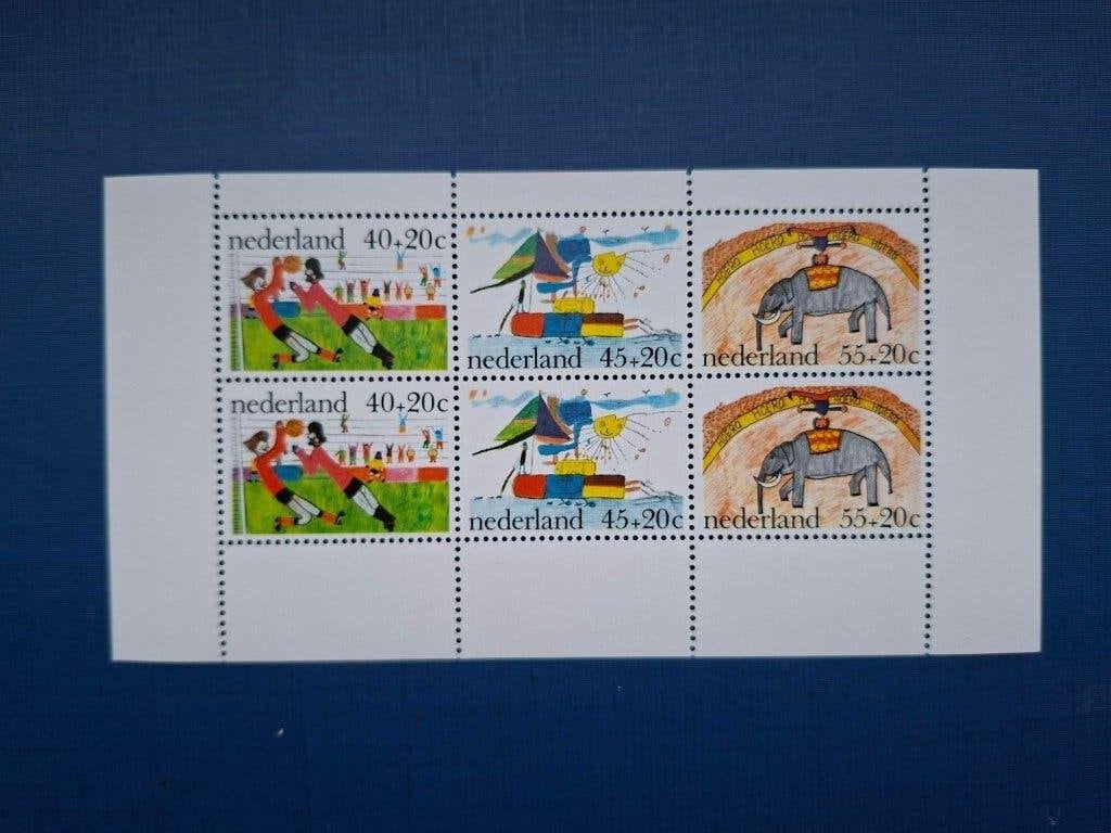 Postzegel NL 1976 PF Blok Kinderzegels 30-08, Postzegels en Munten, Postzegels | Nederland, Ophalen of Verzenden, Na 1940, Postfris