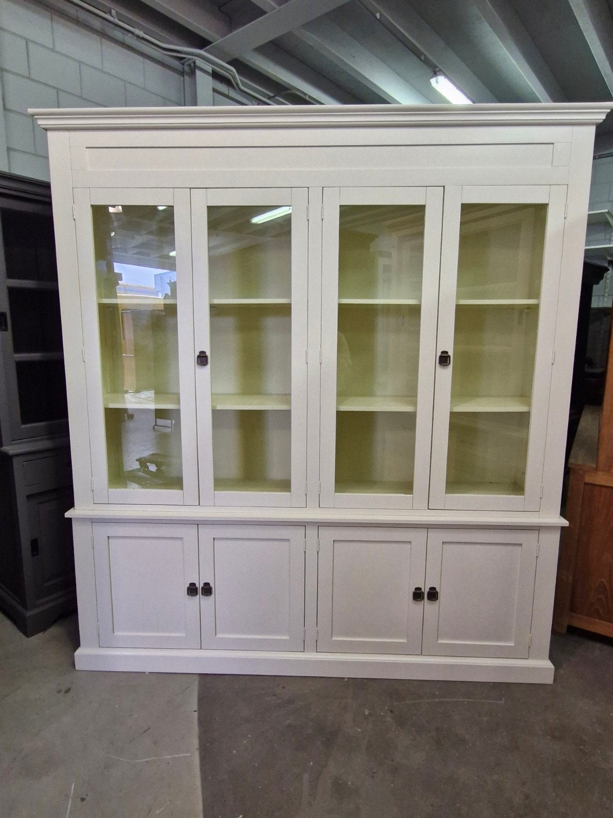 Mooie 2-delige buffetkast - 221x200x42,5cm, Ophalen, 200 cm of meer, 200 cm of meer, 25 tot 50 cm
