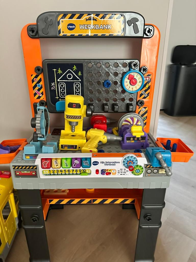 Vtech werkplaats, Kinderen en Baby's, Speelgoed | Speeltafels, Ophalen, Zo goed als nieuw
