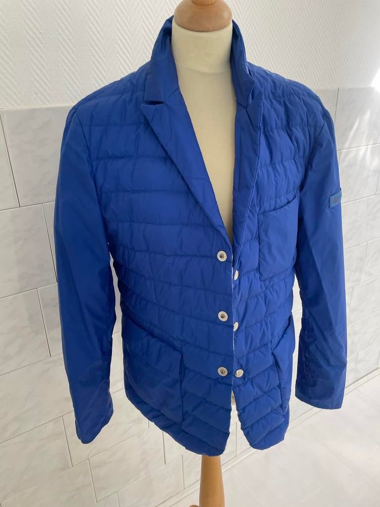 Peuterey Heren Jas Blauw Maat L, Ophalen of Verzenden, Zo goed als nieuw, Maat 52/54 (L), Blauw