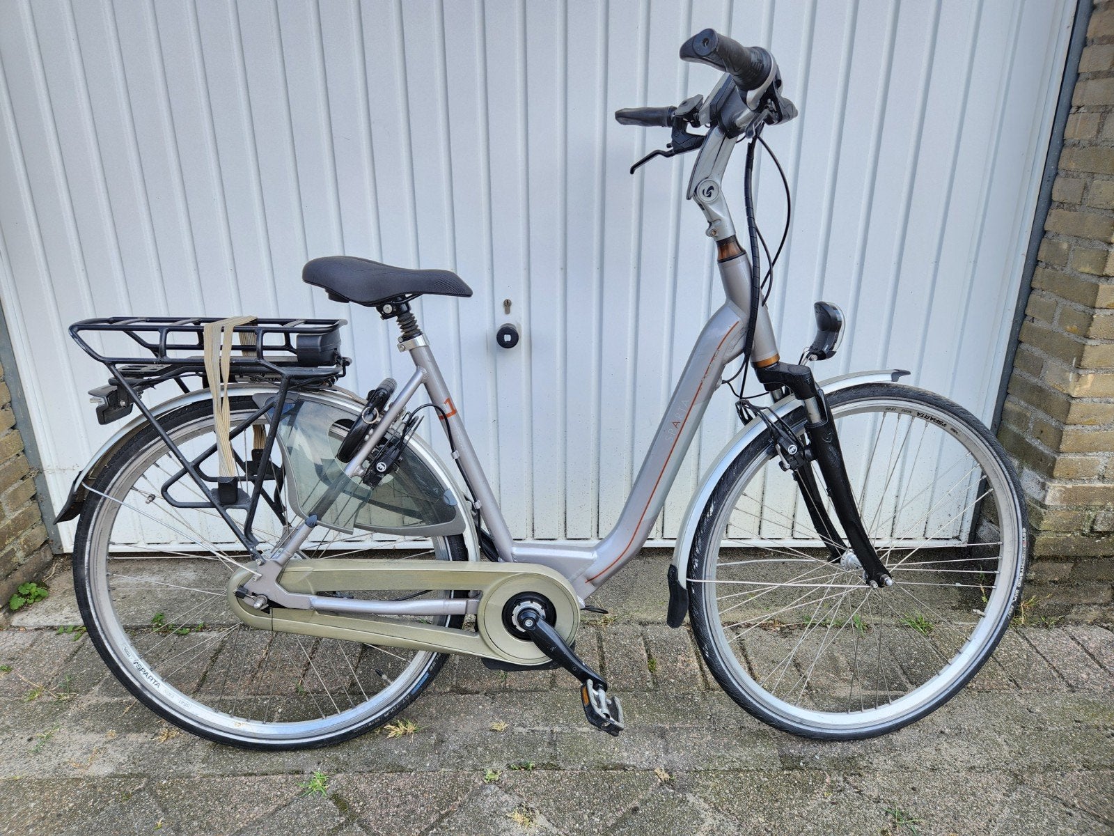 Sparta B1 Electrische middenmotor Damesfiets 28inch 8v, Fietsen en Brommers, Ophalen of Verzenden, Gebruikt, Sparta
