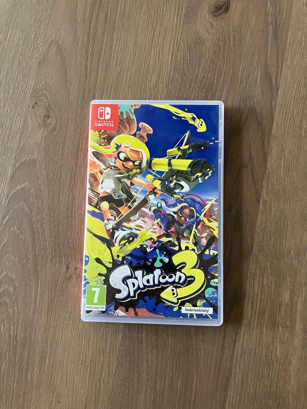 Nintendo Switch games: Splatoon 3, Mario + Rabbid, Spelcomputers en Games, Ophalen, Zo goed als nieuw, Switch OLED, Met games